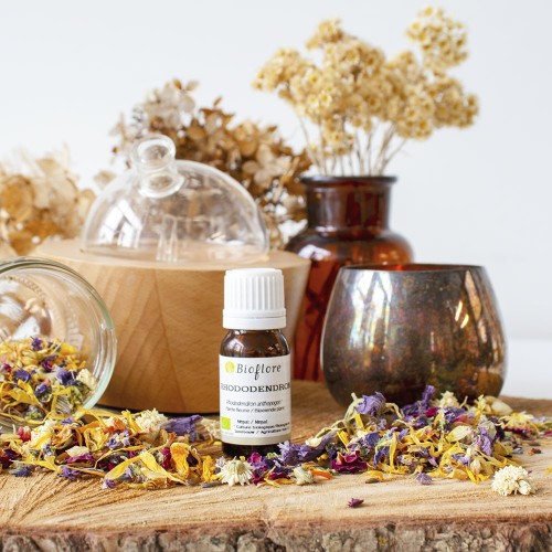 Etherische olie van bio Rhododendron voor meditatie