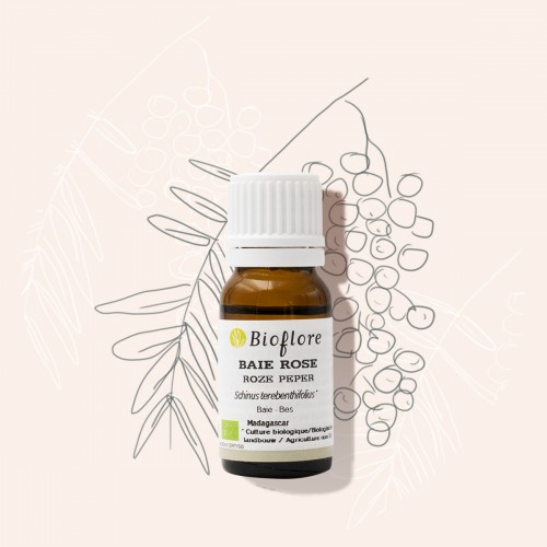 L'huile essentielle de baie rose bio un excellent stimulant général