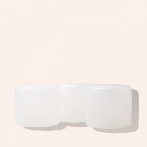 3 x 50 ml jars for creams and home cosmetics