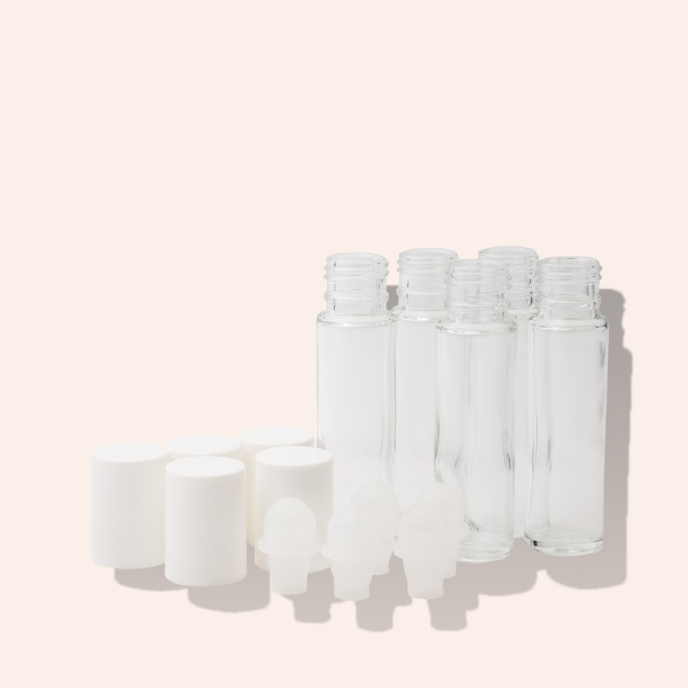Acheter 5 pièces 5/10 Ml verre vide rouleau boule aromathérapie Roll-On  bouteilles conteneur