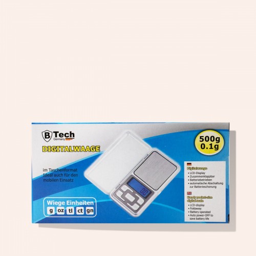 Une balance numérique de précision de 0,1 à 0,500g