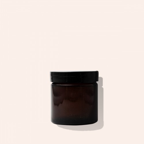 Amber glass jar for your cosmetic DIY.