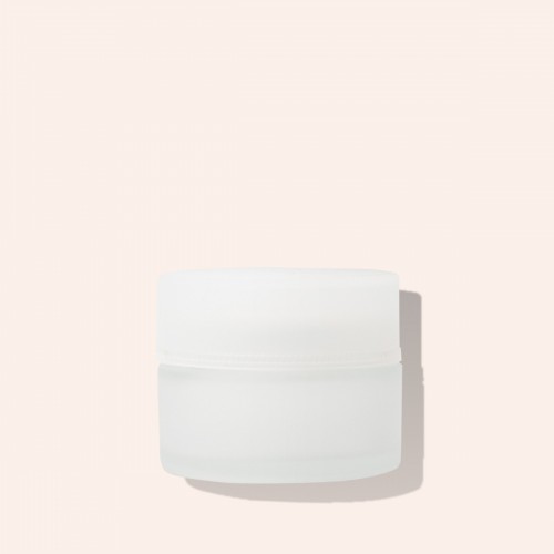 frosted glass jar 50