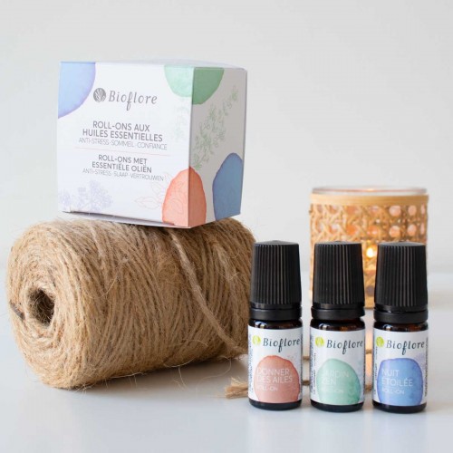 Coffret roll-ons aux huiles essentielles bio - Bioflore