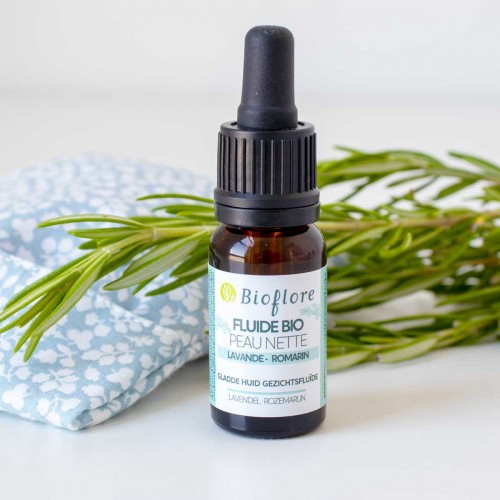 Le fluide Peau Nette de Bioflore conçu pour les peaux grasses à imperfections