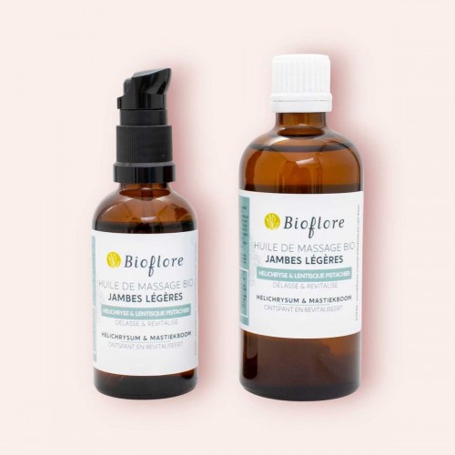 Light Legs Massage Oil with essential oils