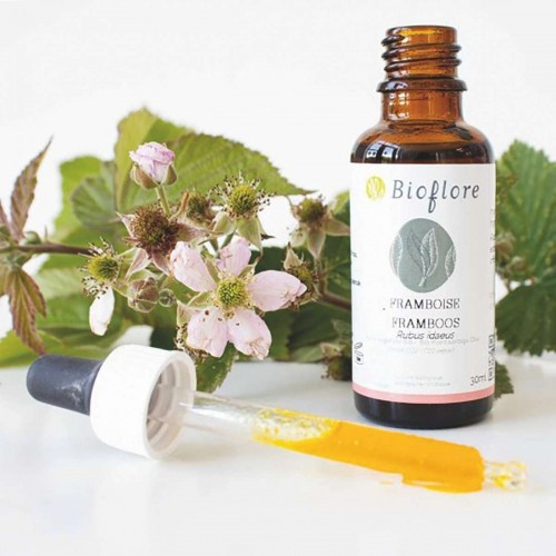 Huile végétale de framboise bio extrait CO2 anti-âge et bonne mine