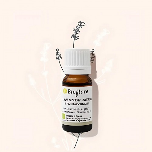 Organic spike lavender essential oil against insect bites