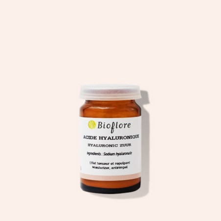 Hyaluronic acid, to hydrate the skin and fill in wrinkles