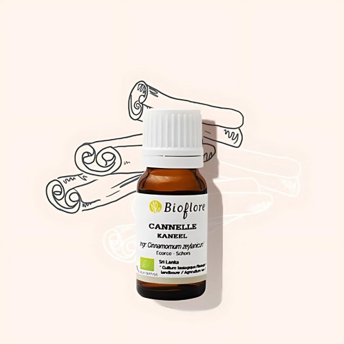 L'huile essentielle de cannelle de Ceylan bio stimulante et purifiante