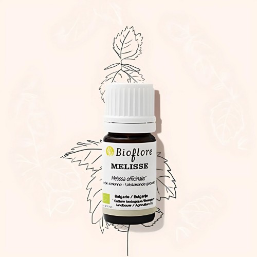 Huile essentielle de melisse officinale bio antistress et relaxante