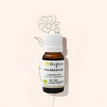 L'huile essentielle de Palmarosa bio, l'antibactérien naturel