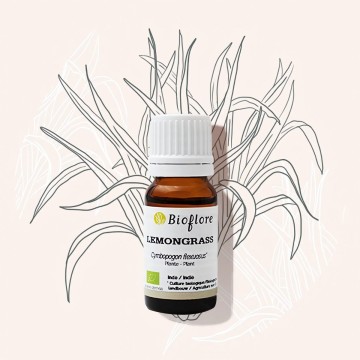 L'huile essentielle de lemongrass bio apaisante et purifiante