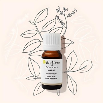 Organic copaiba essential oil, against skin problems