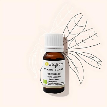 Etherische olie van bio ylang ylang balanceert het zenuwstelsel