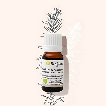Organic rosemary verbenone essential oil, for detox