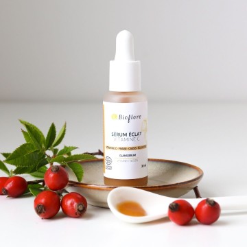 Anti-donkere vlekken stralend serum met vitamine C & hyaluronzuur