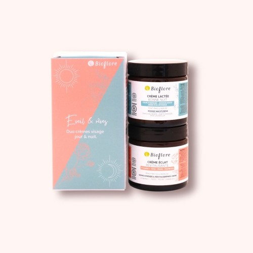 Geschenkdoos Dag- en nachtcrèmes – Ontwaken & dromen - Bioflore