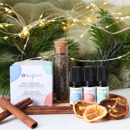 Coffret roll-ons aux huiles essentielles bio - Bioflore