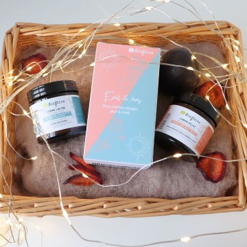 Coffret cadeau Crèmes visage jour et nuit – Éveil & rêves - Bioflore
