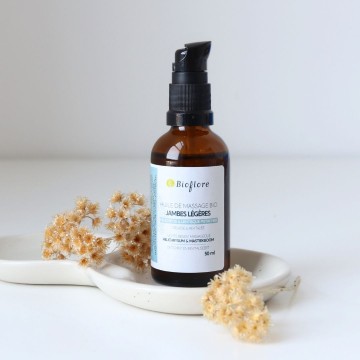 Light Legs Massage Oil with essential oils