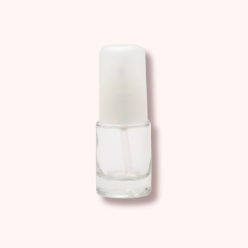 Flacon pompe verre 15 ml. Idéal pour cosmétiques maison.
