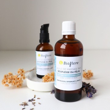 « Souplesse du félin » synergy with arnica and essential oils