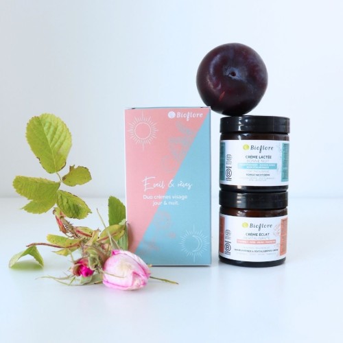 Coffret cadeau Crèmes visage jour et nuit – Éveil & rêves - Bioflore