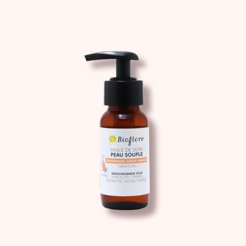Anti-stretch mark skincare oil with organic plant oils – for supple skin during pregnancy